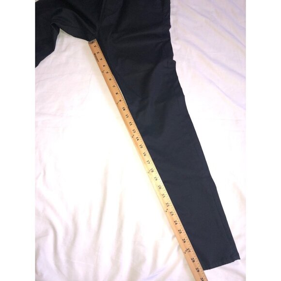 Bevy Pants Size 25 Pull On Coated Cotton Stretch Skinny Black High Waist Edgy - Picture 6 of 10